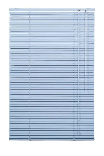 Lichtblick Aluminium Jalousie, Alu-Jalousie mit Klemmträgern und Wandmontageclips für Fenster und Türen Blau, 50 cm x 130 cm (B x L)