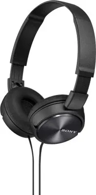 Sony MDR-ZX310W - Faltbare On-Ear-Kopfhörer in Schwarz, kraftvoller Klang und hoher Tragekomfort für unterwegs