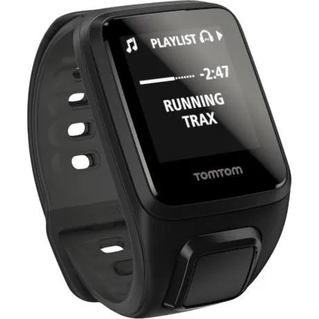 TomTom Runner 2 Cardio + Music GPS Watch (1RFM.001.06) - Smartwatch mit integrierter Herzfrequenzmessung und Musik-Streaming, ideal für Sportler und Fitnessbegeisterte.
