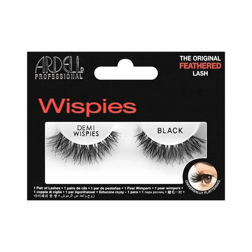 Ardell Demi Wispies künstliche Wimpern schwarz 14 mm Echthaar