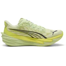 Puma Deviate Nitro 4 Neutralschuh Herren – Gelb/Limette, Größe 42,5 - Erlebe den Puma Deviate Nitro 4: Leichter Neutralschuh mit optimaler Dämpfung für Straßen- und Waldläufe. Atmungsaktives Material sorgt für ein angenehmes Fußklima und maximale Energierückgabe mit NITRO-Schaum.