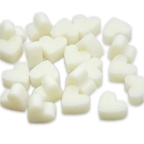 Florex Schafmilchseife mini mini Herz 50 Stück SCHNEEROSE - WEIß Seife Gastgesch