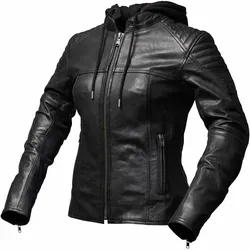 Modeka Edda II Damen Motorrad Lederjacke - Größe 40 - Hochwertige Motorradjacke aus Rindleder für optimalen Abriebschutz und stilvollen Look. Ideal für Alltag und Tour, mit praktischem AirZip für verbesserte Belüftung.