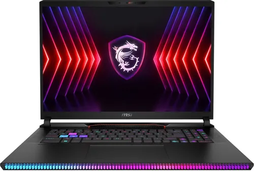 MSI Raider GE78 HX 14VIG-671 - 17" QHD Gaming Laptop, Intel i9-14900HX, 32GB RAM, 2TB SSD, RTX 4090, ideal für leistungsstarkes Gaming und kreative Anwendungen
