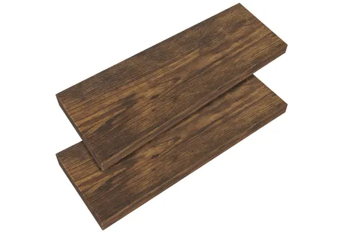 Casaria Wandregal in Dunkler Eiche – 70cm Hängeregal mit 15kg Tragkraft - Wandregal aus Holz in dunkler Eiche, ideal für Wohnzimmer. Mit 15kg Tragkraft bietet es stabilen Stauraum für Dekoration oder Bücher.