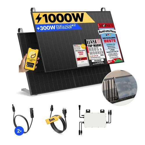 onBasic 5m Balkon ohne Speicher - Handys ohne Vertrag - Flexibles 5m Kabel für Balkoninstallationen, ideal für Outdoor-Nutzung ohne Speicherbedarf.