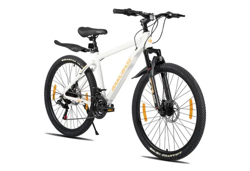 HILAND Mountainbike 26 27,5 Zoll Geländefähiges Fahrrad für Männer und Frauen, Aluminiumrahmen, 21-Gang, mechanischen Scheibenbremsen und Federgabel