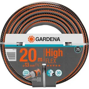 Gardena Gartenschlauch Comfort High Flex 13 mm - 20 m, druckfest und flexibel mit innovativer PowerGrip Technik für optimale Handhabung und Schutz gegen Knicken