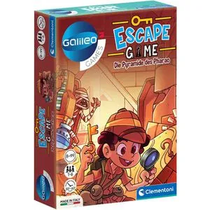 Galileo Kartenspiel 59230 Escape Game, Die Pyramide des Pharao, 1-6 Spieler, ab 8 Jahre