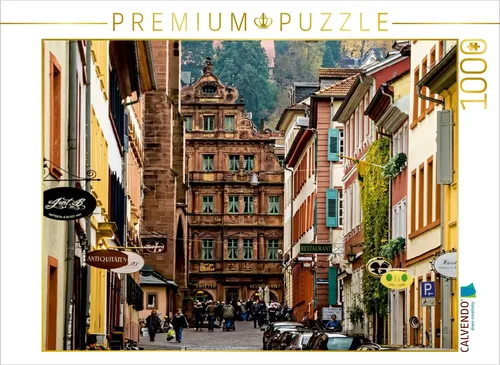 CALVENDO Puzzle Heidelberg-Altstadt - Haus Ritter 1000 Teile Puzzle quer | 1000