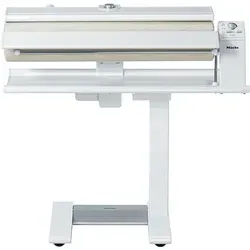Mangel Miele B 995 D - Lotosweißes Bügelsystem mit 830 mm Walzenbreite, perfektes Bügelergebnis und zeitsparendes Bügeln im Sitzen