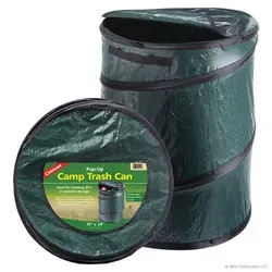 Coghlans Pop-Up Aufbewahrungssack 100 Liter - Haushaltszubehör für Camping und Garten, platzsparend und schnell aufbaubar, ideal als Sammelbehälter oder Mülleimer.