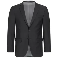 HECHTER PARIS Corporate Sakko Herren 2-Knopf Modern Fit Schwarz - Elegantes 2-Knopf Sakko für Herren im modernen Schnitt. Hergestellt aus hochwertiger Materialkombination mit OEKO-TEX® Zertifizierung für geprüfte Qualität. Ideal für Büro und besondere Anlässe.