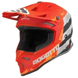 Bogotto V337 Wild-Ride Crosshelm XL - Motorradhelm mit sportlichem Design in auffälligen Farben, Außenschale aus Thermoplastik und herausnehmbarem, waschbarem Komfort-Innenfutter für höchsten Tragekomfort.