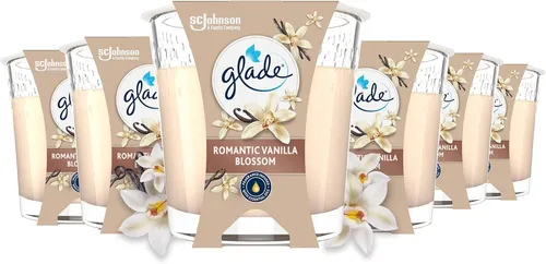 Glade Duftkerze Sandalwood & Jasmine, 112 g, warmer Duft