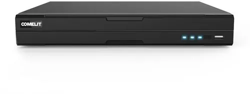 Comelit AHDVR008A08B Digitaler Videorecorder 8CH mit 1 TB HDD - Netzwerkrekorder mit 8 analogen und 8 IP 8MP-Videokanälen, unterstützt H.264/H.265 Komprimierung für effiziente Speicherung und hochwertige Videoüberwachung.