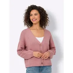 heine Strickjacke Strickjacke rosa 40