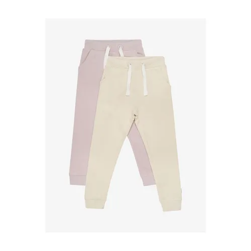 Minymo Basic 37 -sweat Pant (2-pack) violet ice (530) 98