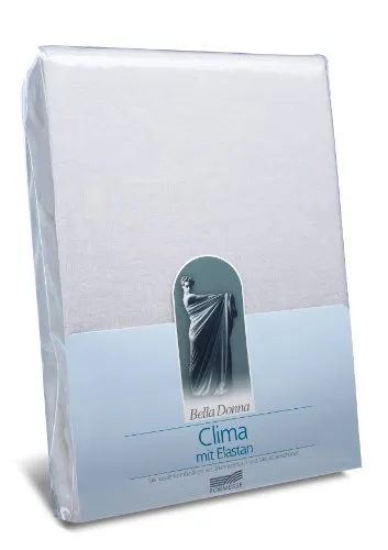 Formesse Bella Donna Clima Spannbetttuch Weiß 90x190-100x220 cm - Bettauflage aus Tencel und Elastan für besten Matratzen-Hygieneschutz, ideal für hohe Matratzen und Wasserbetten. Nachhaltig, biologisch abbaubar und bei 60°C waschbar.