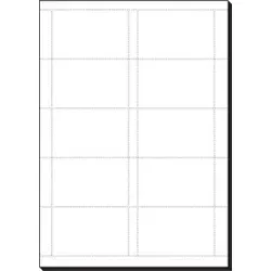 Sigel DP939 Visitenkarten 85x55 mm 200g hochweiß