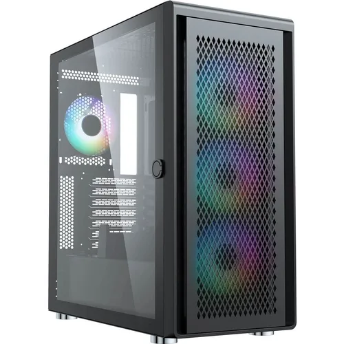 Silentware Air 100 Midi Tower PC-Gehäuse mit A-RGB Lüftern - PC-Gehäuse im Midi Tower Format mit 4x 120mm A-RGB Lüftern für optimierte Kühlung und modernes Design. Ideal für Gamer und PC-Enthusiasten.