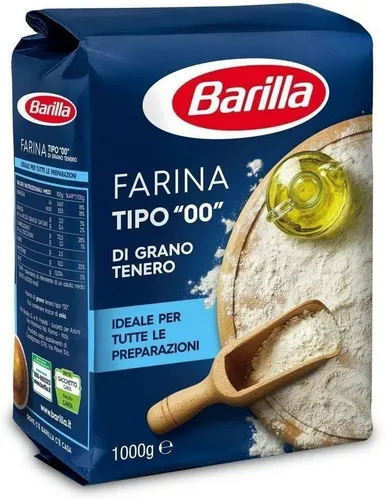 Farina Tipo 00 Mehl 1kg - Barilla - Mehl für perfekte Pasta und Pizzateig, ideal für italienische Rezepte und höchste Backqualität.