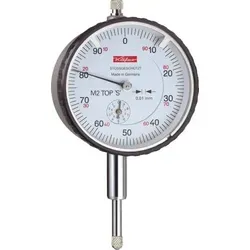 Präzisionsmessuhr M2 Top S 10143 - 10 mm Messspanne - Messwerkzeuge mit hochwertigem Stoßschutz, robustem Metallgehäuse und langlebigem Messbolzen aus rostfreiem Stahl für präzise Ergebnisse.