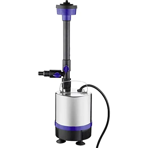Renkforce 1275340 Springbrunnenpumpe 1400 l/h - Wasserpumpen mit hoher Förderleistung von 1400 l/h, ideal für Springbrunnen und Wasserspiele im Garten.