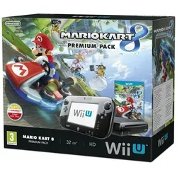 Nintendo Nintendo Wii U Konsole Basic, Limited u. Premium Pack zur Auswahl schwarz