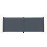 Casanoov Flügeltor Elektrisch Eiger 400x140cm & Drehtorantrieb Ranger B150