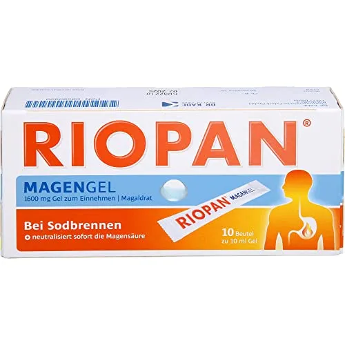 Riopan Magen Gel Stick-Pack 50X10 ml - rezeptfrei, effektive Linderung bei Magenbeschwerden, 500 ml