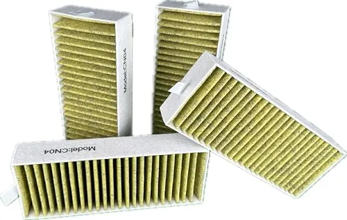 AIR2GO CleanAir Plus Aktivkohlefilter für Neff 17007439, Z821VR1 | N70/N90 (4St.) - Dunstabzugshaubenfilter, 4er-Set für optimale Luftreinigung, hocheffiziente Aktivkohleschicht absorbiert Kochgerüche effektiv, einfacher und schneller Filterwechsel.