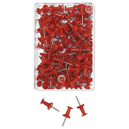 WEDO Pinnnadeln 100St Diabolo rot