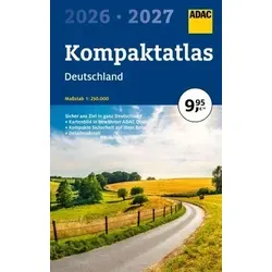 ADAC Kompaktatlas 2026/2027 Deutschland 1:250.000: Straßenatlas und Autoatlas (ADAC Atlas)