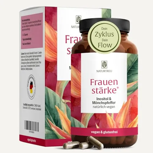 Frauenstärke: Inositol Mönchspfeffer Komplex 90 St - Arzneimittel zur Unterstützung des hormonellen Gleichgewichts, rezeptfrei erhältlich und ideal für Frauen, die ihre Gesundheit fördern möchten.