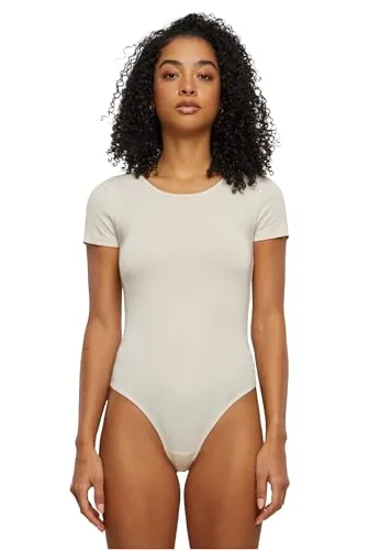 Urban Classics Damen Body Ladies Organic Stretch Jersey Body, Kurzarm Body für Frauen, Bio-Baumwolle, erhältlich in vielen Farben, Größen XS-5XL