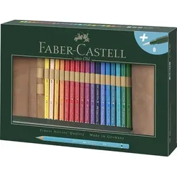 Faber Castell - Watercolour pencil A.Dürer (30 pcs) - Wasserfarbstifte für Aquarelltechniken, 30 kräftige Farben mit 3.8 mm Mine, ideal für kreative Künstler und Hobbyisten.
