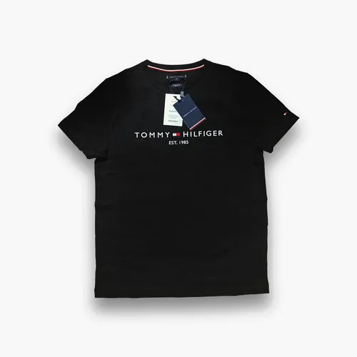 Tommy Hilfiger Herren T-Shirt Kurzarm Core mit Logo - T-Shirts für Herren, aus 100% Bio-Baumwolle für höchsten Tragekomfort und lässigen Freizeit-Look, ideal für jedes Outfit.