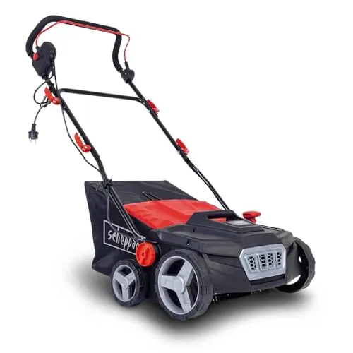 Scheppach ELS1800 Rasenkehrmaschine - Effiziente Rasenkehrmaschine für eine gründliche Reinigung von Rasenflächen, Laub und Schmutz. Ideal für den Einsatz im Garten und auf Wegen.