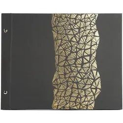 EXACOMPTA Fotoalbum Fotoalbum ARAMY 37x29 cm, 40 Seiten schwarz - Schwarz - 16985E, Fotoalben Erinnerung schwarz