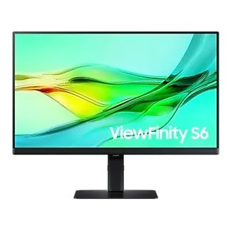 Samsung ViewFinity S6 S24D600UAU - 24 Zoll QHD Monitor, IPS-Panel, 100Hz und USB-Hub für flüssiges Gaming und professionelle Anwendungen