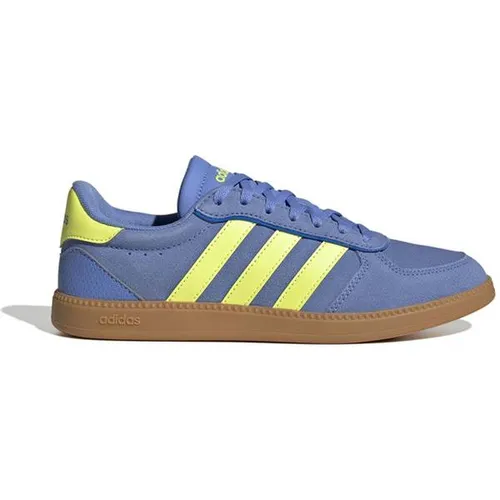 ADIDAS SPORTSWEAR BREAKNET SLEEK Sneakers, Gr. 39 - Sportliche Sneakers mit minimalistischem Design, aus Leder und Synthetik. Perfekte Passform und angenehmes Tragegefühl dank perforierter Details und Gummiaußensohle. Ideal für den Alltag!