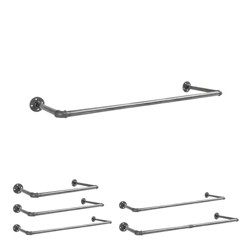 Natural Goods Berlin Kleider-Stange Pipe GARD Wall – Industrial Design für Ihre Garderobe - Stylische Wand-Kleiderstange im industriellen Look, ideal für Flur oder Ankleidezimmer. Einfache Montage mit Anleitung, hochwertiges Finish für pflegeleichte Nutzung. Perfekt für jeden Raum!
