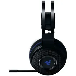 Razer Thresher Ultimate Black - Wireless Gaming Headset - Gaming Headset mit 7.1 Dolby Surround Sound für ein immersives Klangerlebnis, kabellose Verbindung bis zu 12 m und bequemen Kunstleder-Ohrpolstern für stundenlangen Tragekomfort.