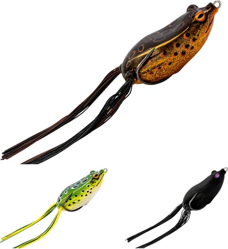 Savage Gear Hop Walker Frog Green Leopard 5,5 cm 15 g Angelköder