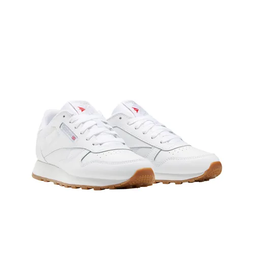 Reebok Classic Classic Leather Sneaker, weiß-gum - Sneaker low mit sportlichem Design, aus hochwertigem Leder und Synthetik; ideal für lässige Outfits und den täglichen Komfort.