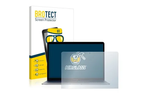 BROTECT Displayschutzglas Schutzglas für Apple MacBook Air 13" 2018, Schutzfolie Display Schutz Glas Folie klar