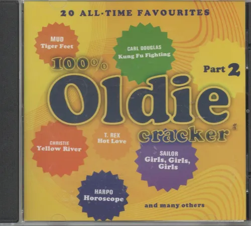 100% Oldie Cracker Part 2 Christie Sailor Harpo T. Rex Carl Douglas CD NEU