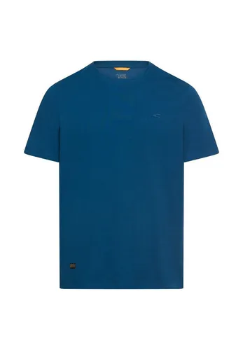 camel active T-Shirt Rundhals blau XXXL (60) - Bequemes Kurzarm T-Shirt aus 71% Baumwolle, ideal für Freizeitaktivitäten. Regular Fit und modische Farbe Lyons Blue sorgen für einen entspannten Look.