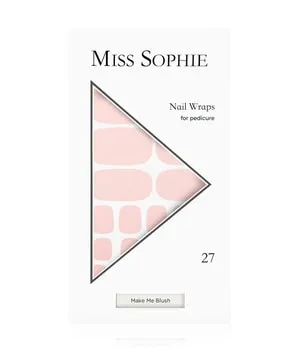 Miss Sophie Make Me Blush Pedicure Nagelfolie 27 Stk Make Me Blush